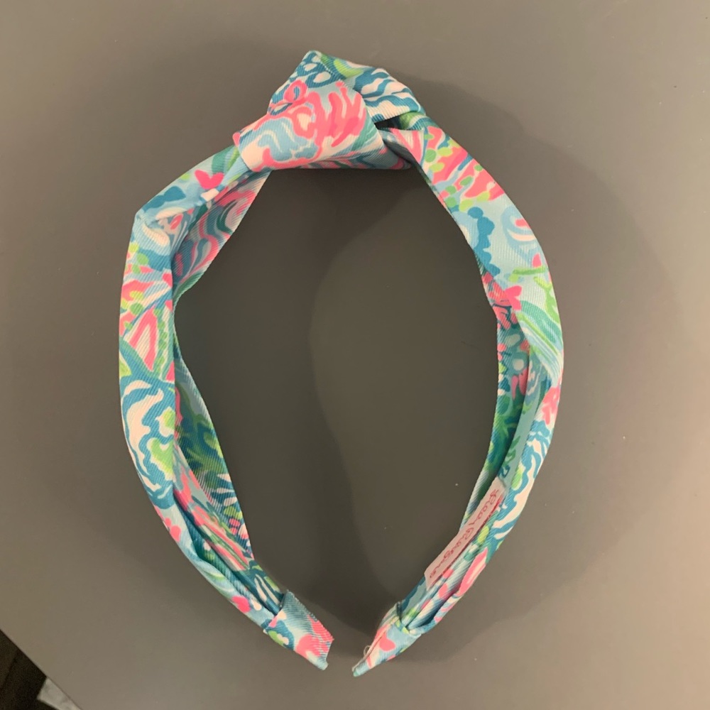 Lilly Pulitzer Knot Headband Pink Green Blue NWOT